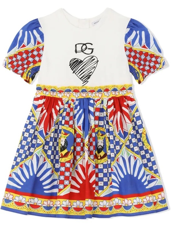 Dolce & Gabbana Other - Dolce & Gabbana kids carretto-print poplin dress